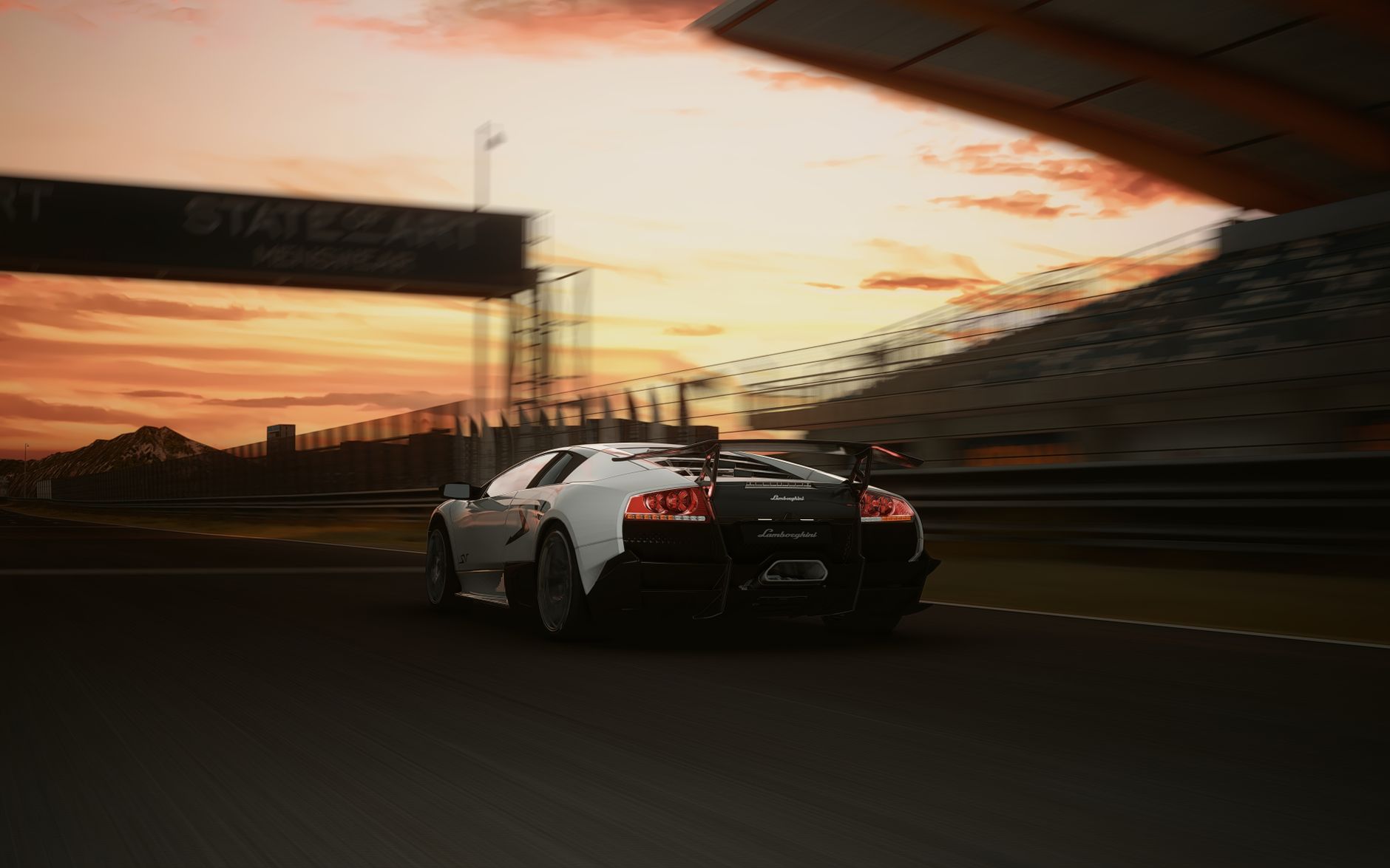 Dramatischer Sonnenuntergang & Auto – Sportwagen Wallpaper (von Hensan Aranha, 7680×4800, #29707621)