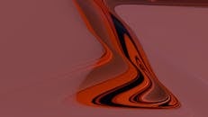 Dynamic Abstract Art with Fluid Motion in Red Tones