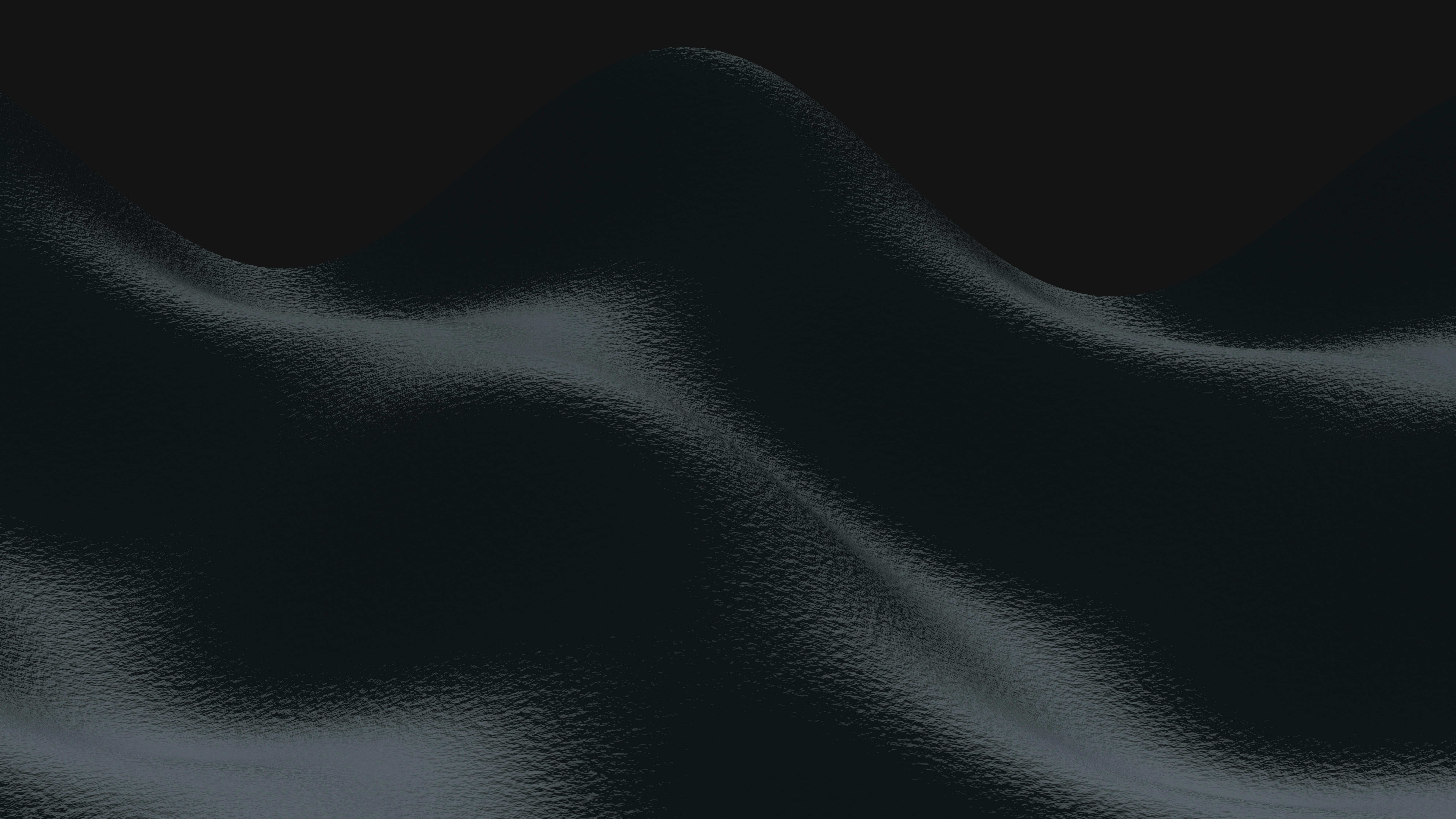 De franc Una representació 3D abstracta fosca d'ones suaus en forma de textura. Foto d'estoc