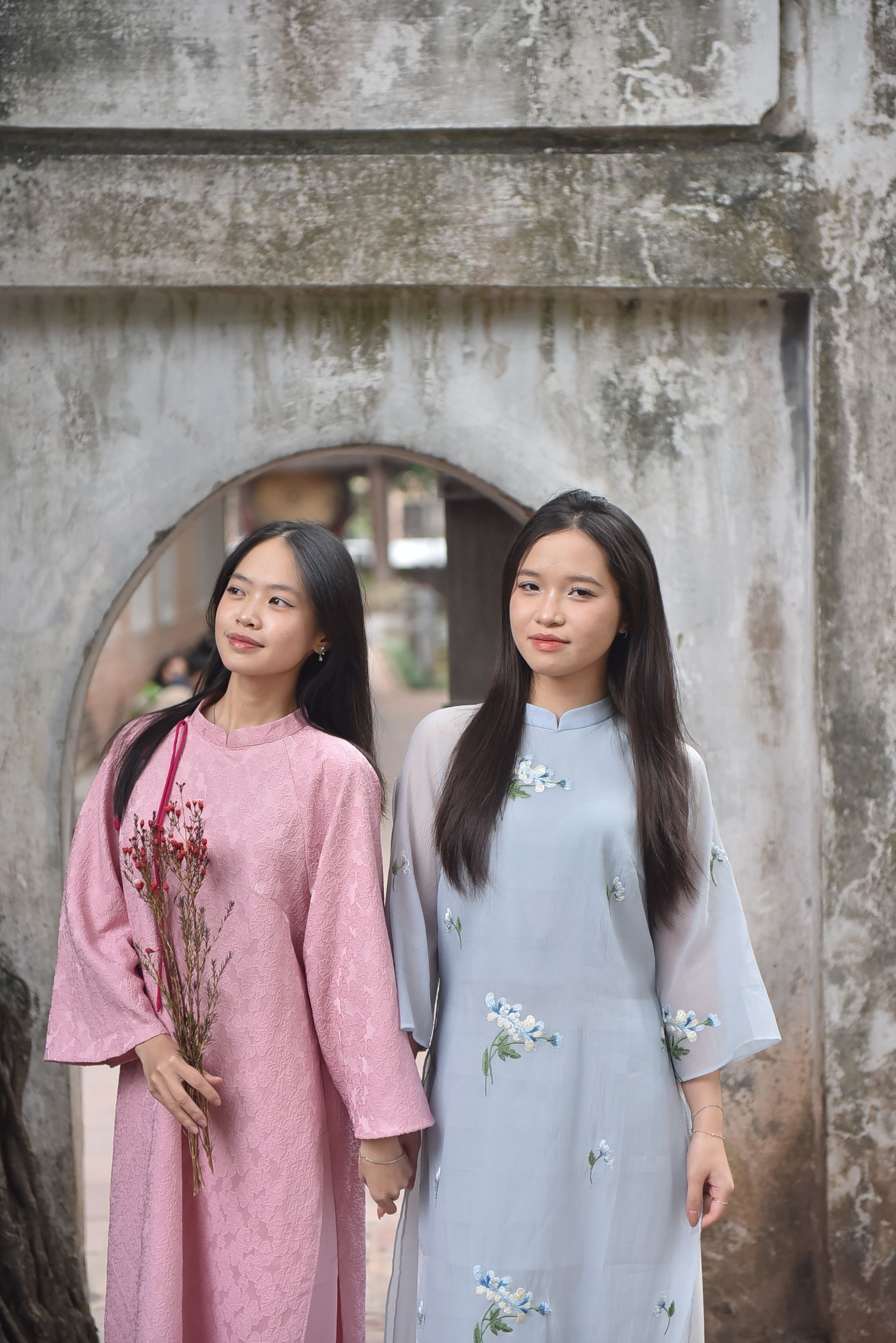 Two Women in Traditional Dresses Outdoors · Free Stock Photo