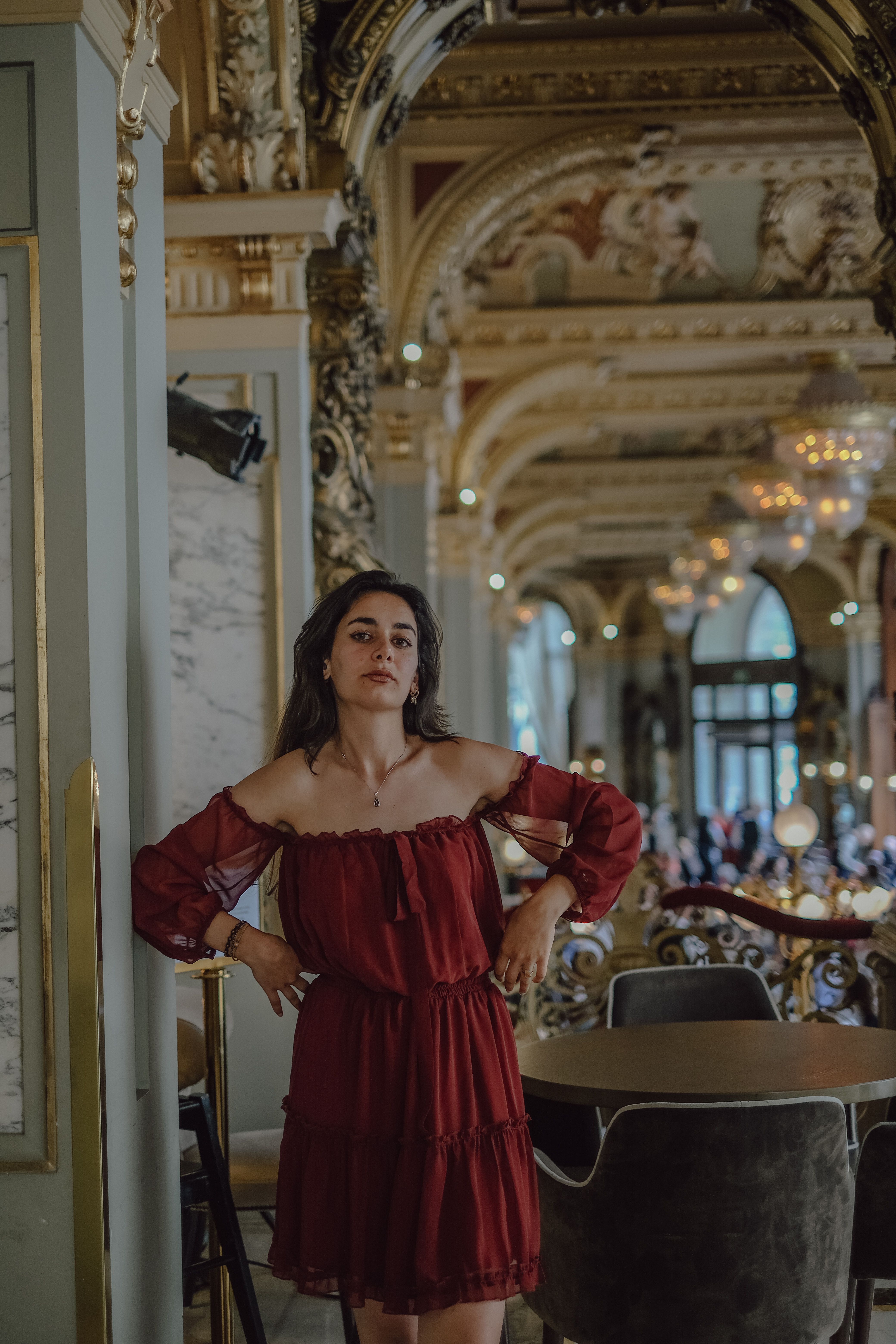 Elegant Woman in Luxurious Interior Setting · Free Stock Photo