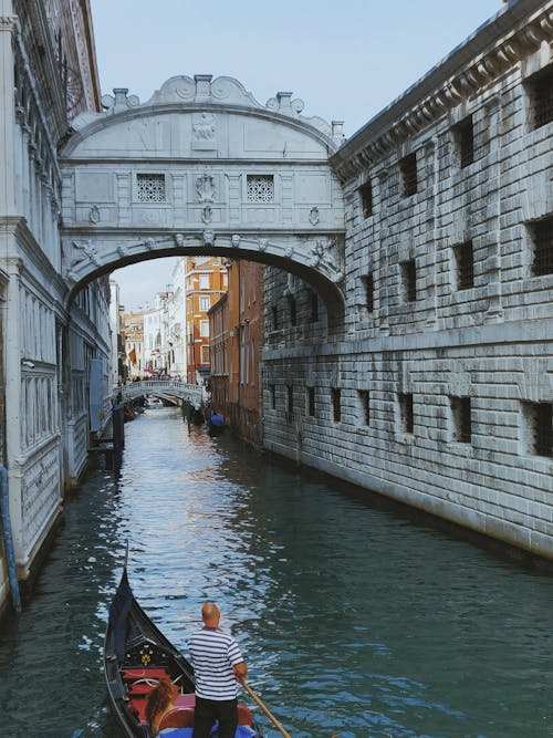 Man Standing on Gondola