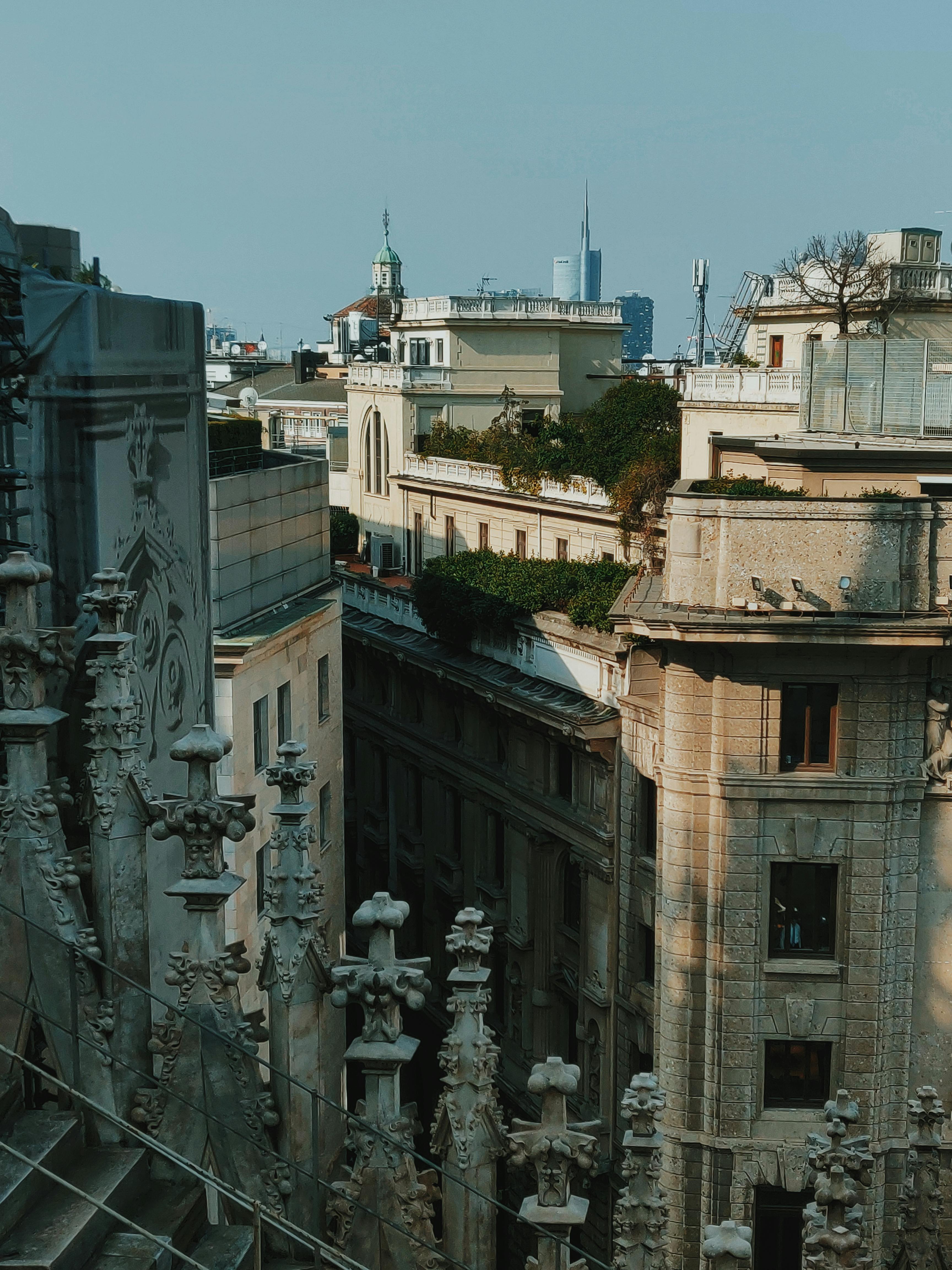 欧洲城市的历史建筑景观优雅，细节华丽