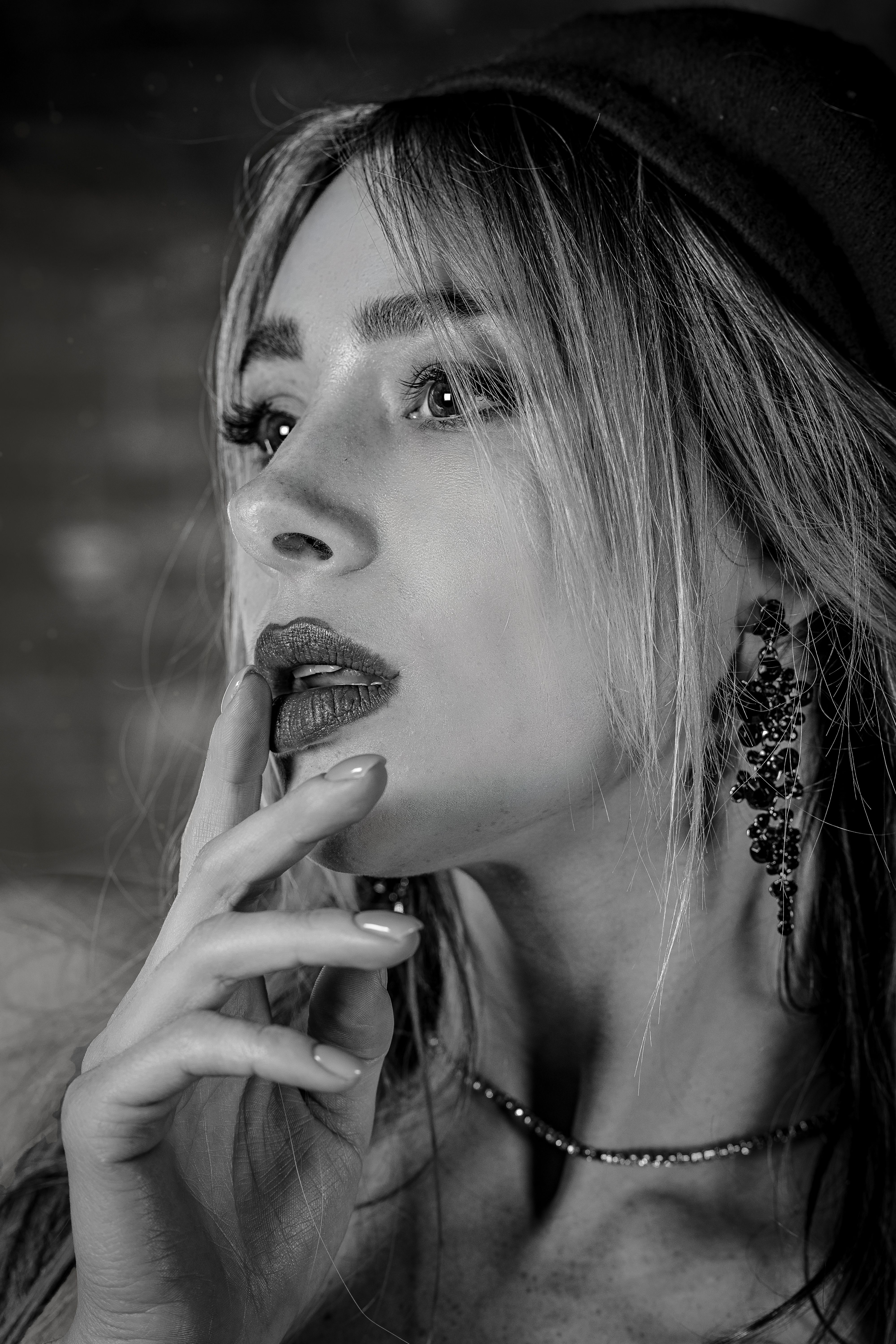 Elegant Black and White Beauty Portrait of a Woman · Free Stock Photo