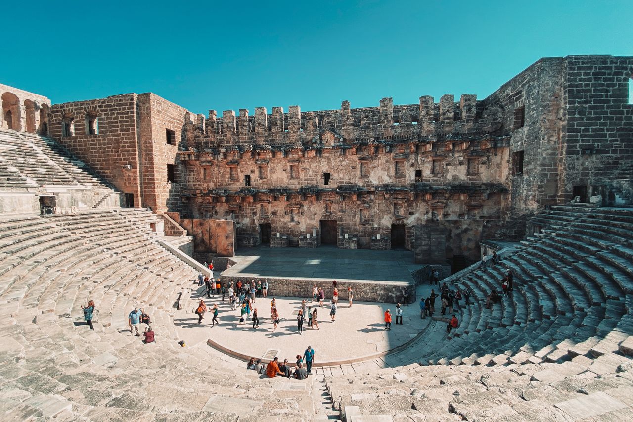 Explore the ancient Aspendos Amphitheatre in Antalya, a marvel of Roman architecture.