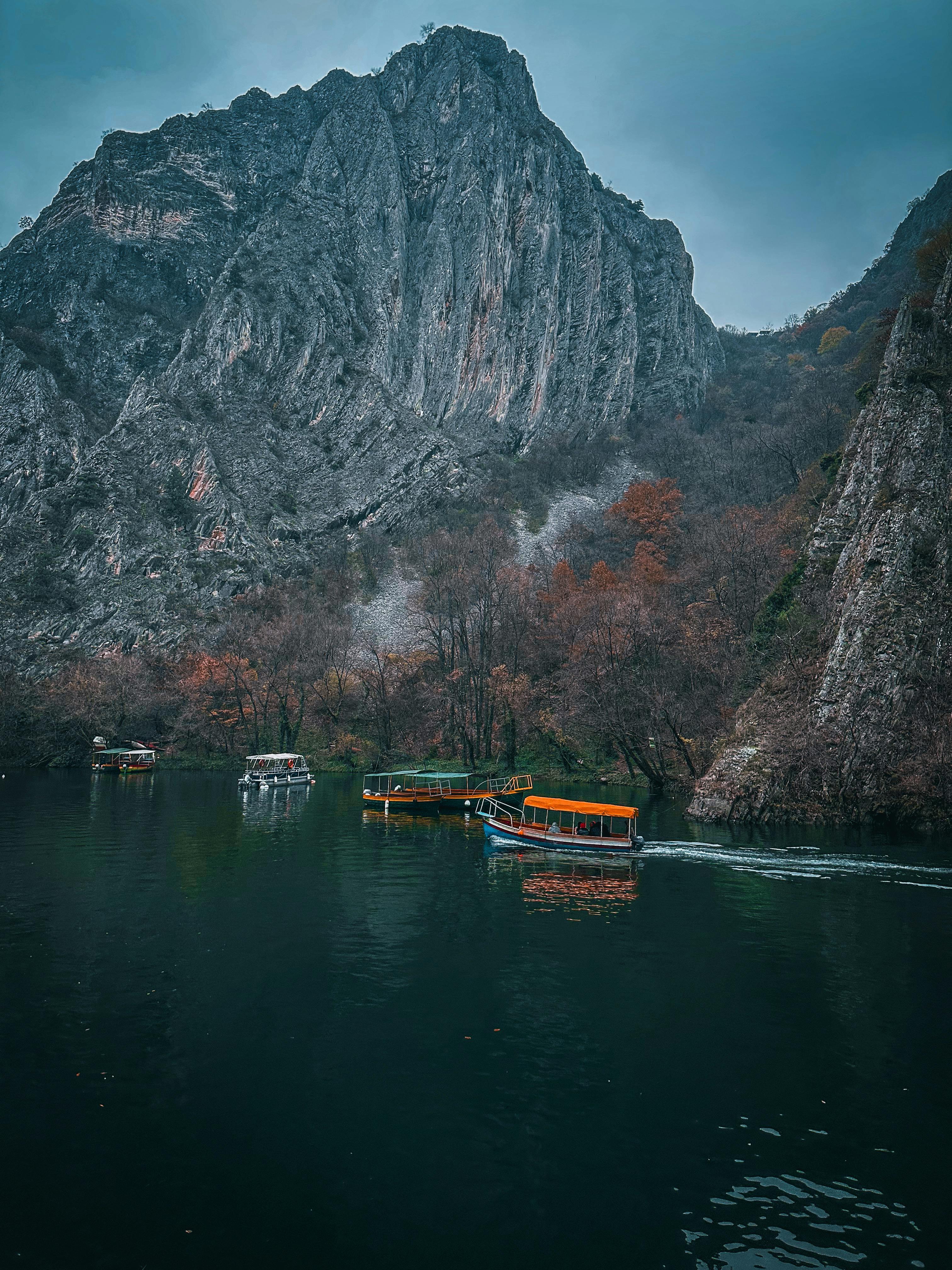 scenic boat ride in matka canyon