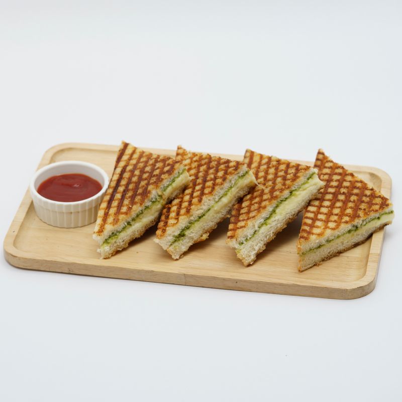 Bombay Grilled Sandwich — masala veg & cheese