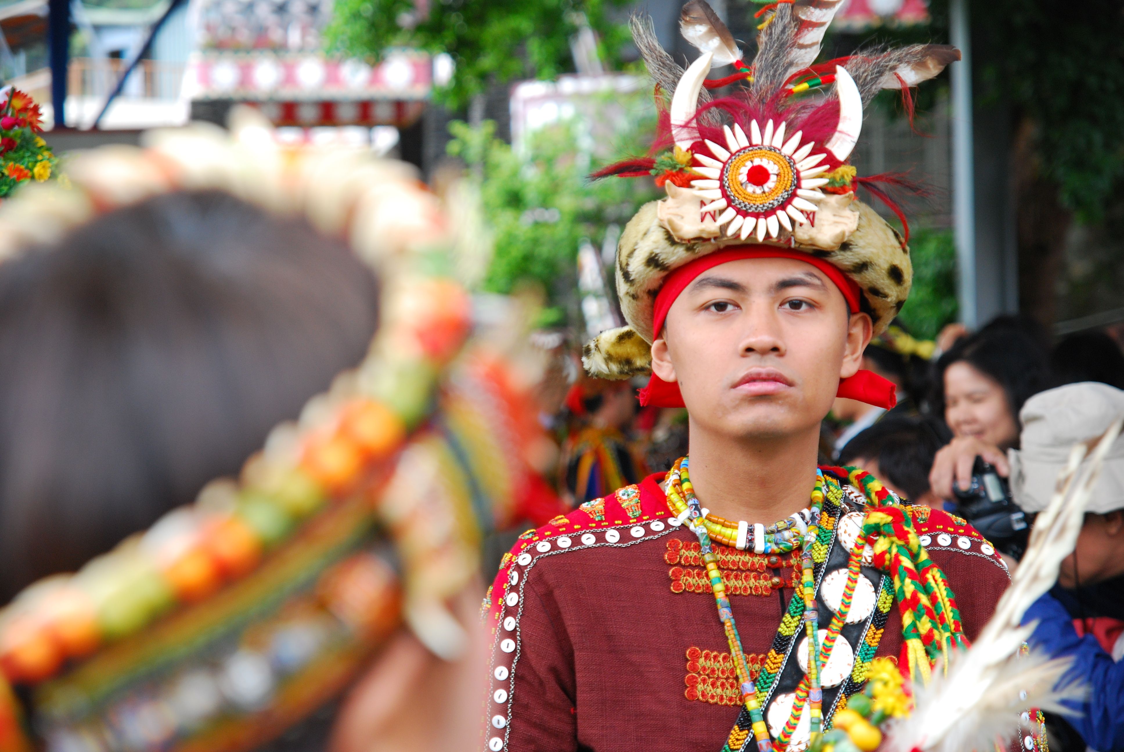 Portrait of Man in Traditional Colorful Headdress · Free Stock Photo