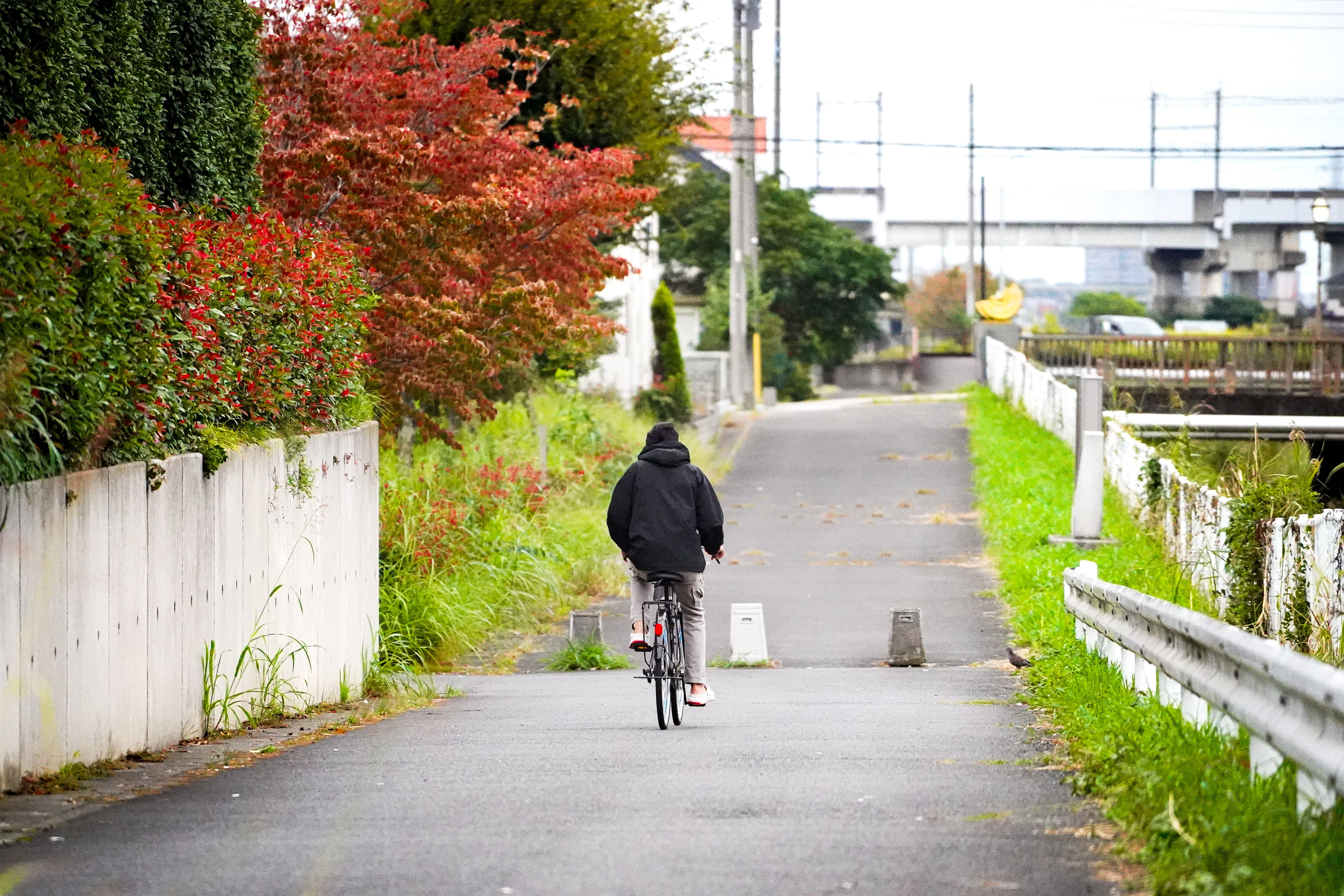 自転車の走行イメージ