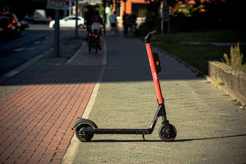 Side View of an E Scooter