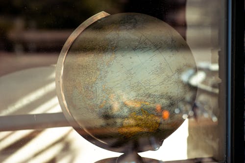 Free stock photo of earth, globe, reflection