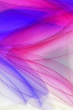 Digital abstract art with vibrant gradient waves in pink, purple, and blue hues.