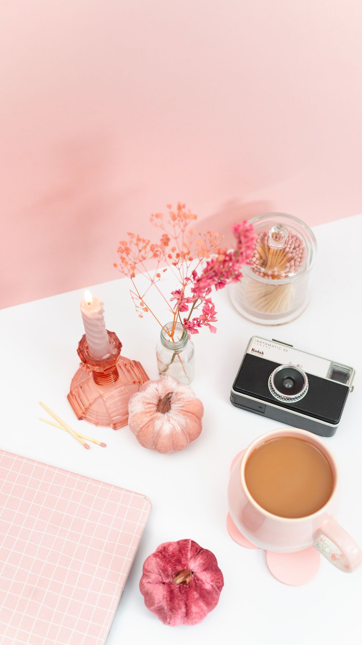 Content creation aesthetic setup