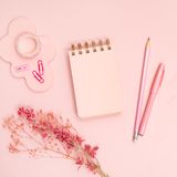 Student work: desk flat lay — Jilly Noble on Pexels