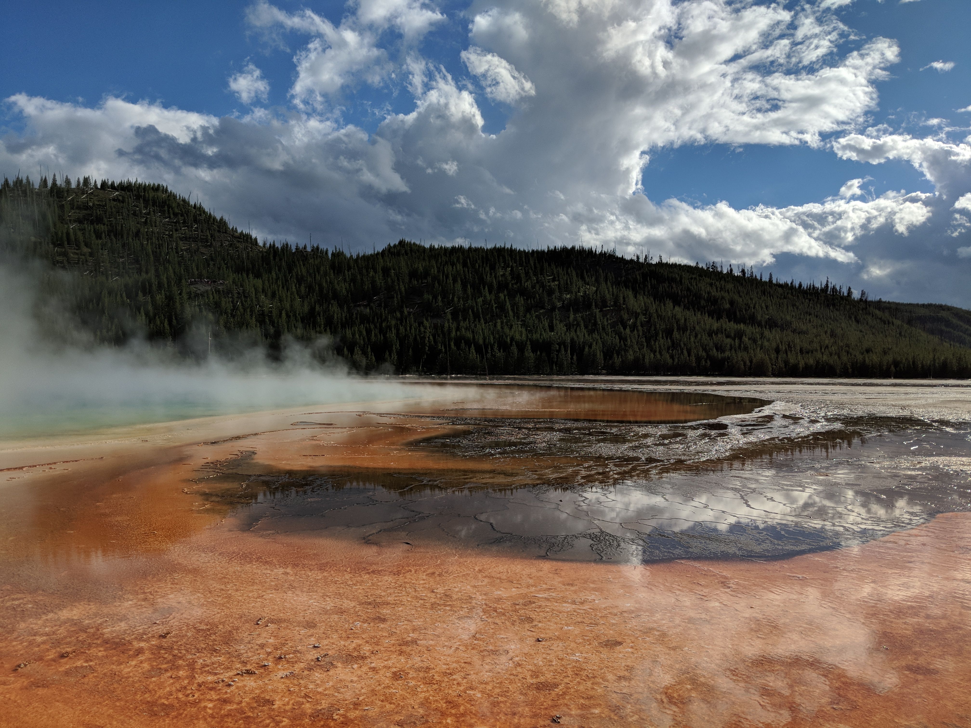 Grand Prismatic Spring in Yellowstone National Park · Free Stock Photo