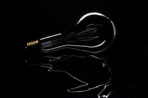 Free stock photo of contrast, light bulb Stock Photo