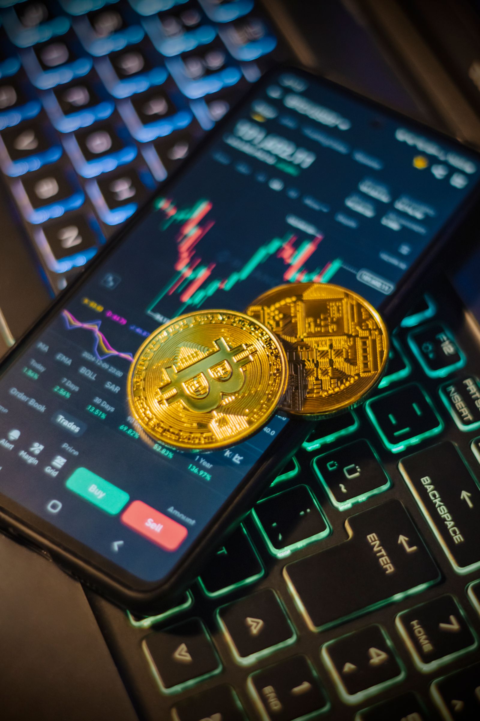 Crypto portfolio monitoring and market risk management