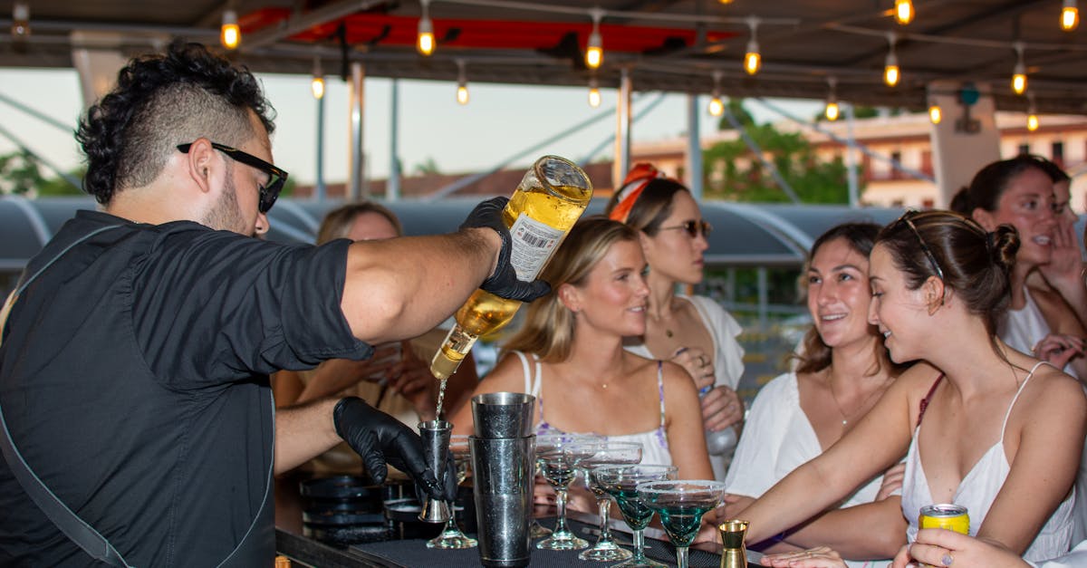 Bartender At Open Bar Event