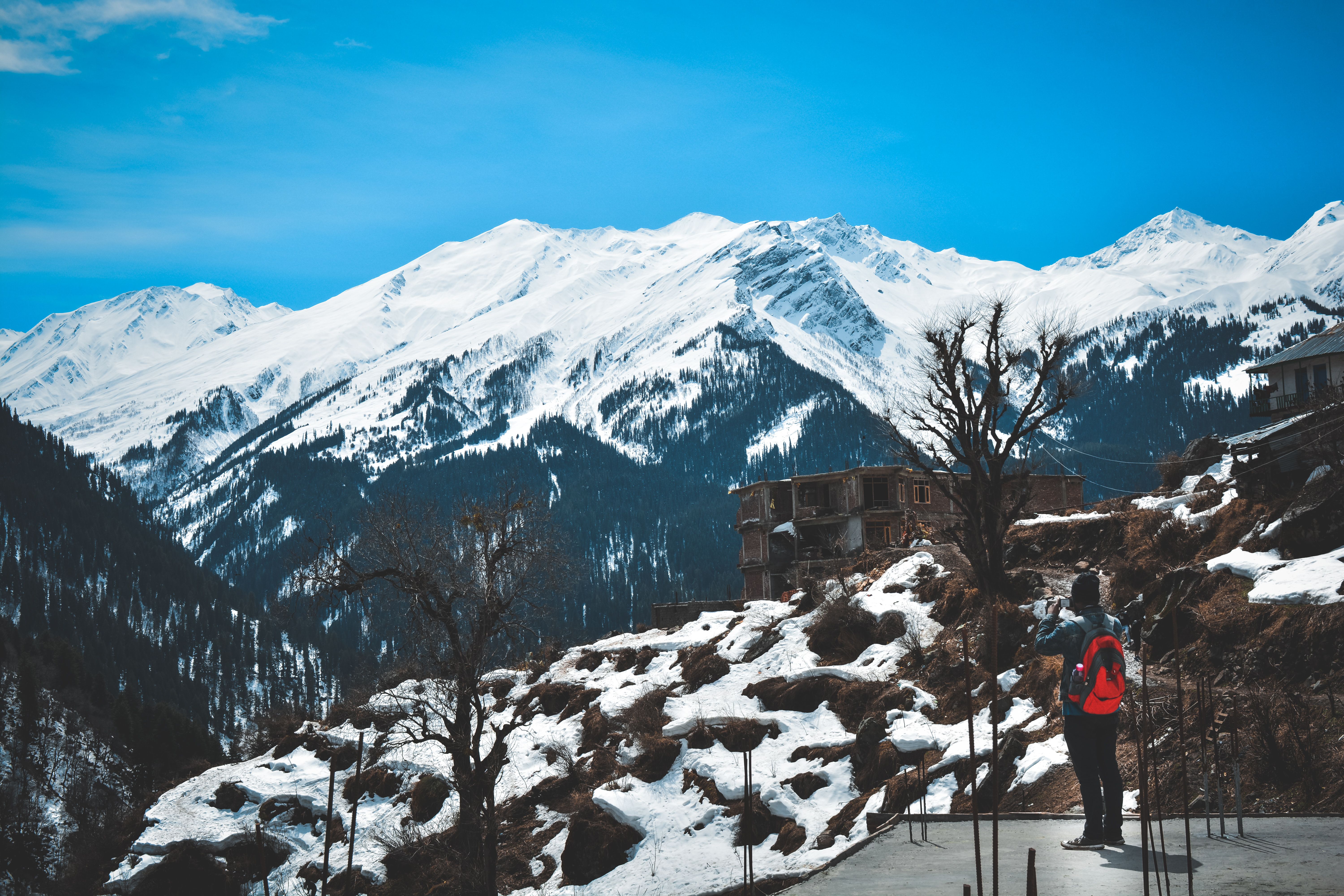 Snow Covered Mountain · Free Stock Photo