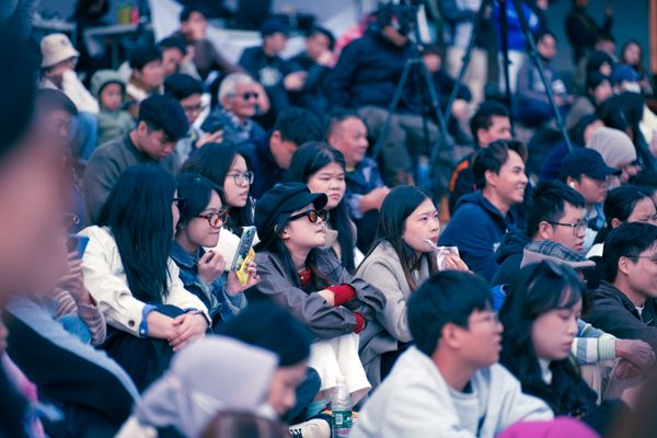 Community outdoor gathering