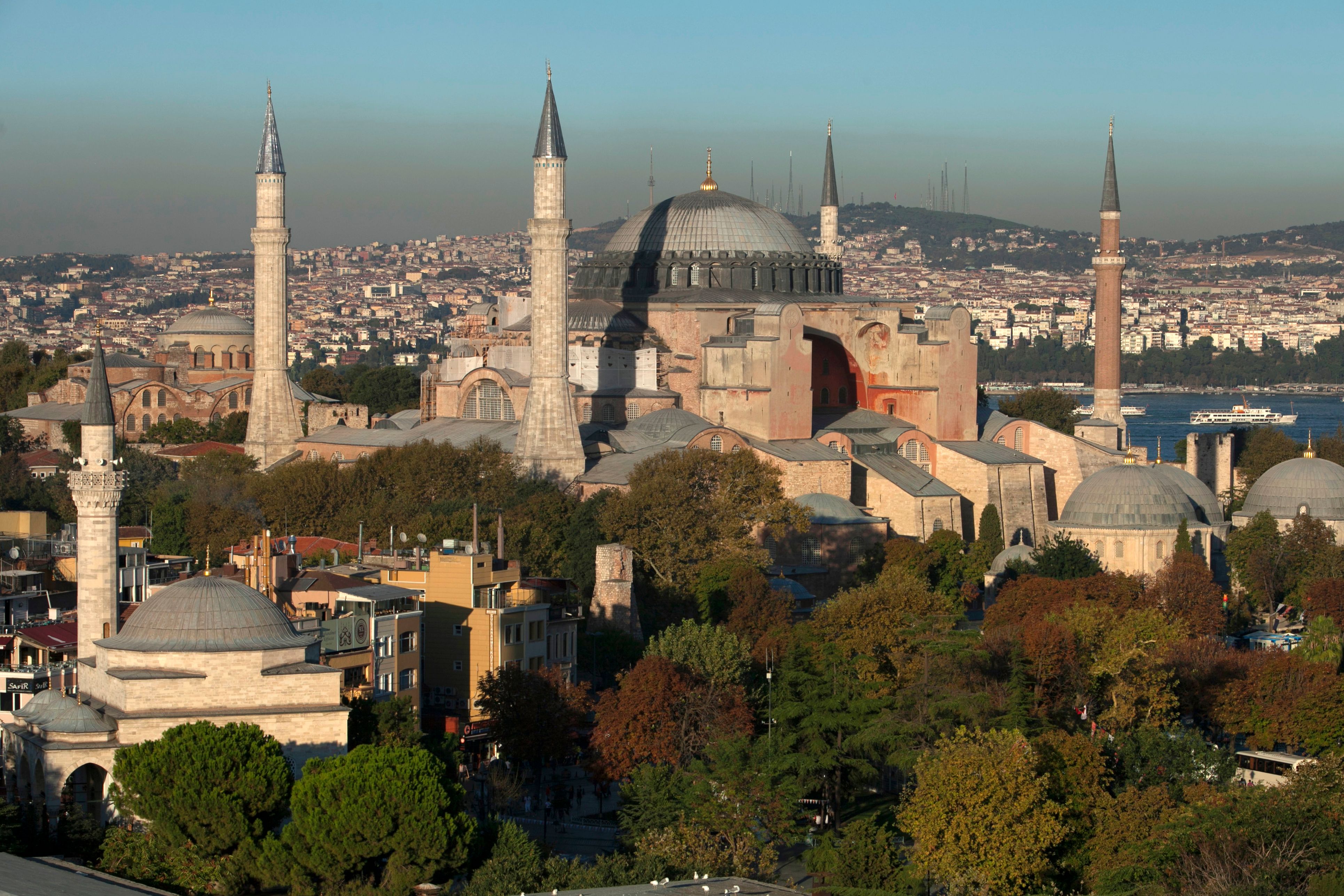 Hagia Sophia in Istanbul Aerial View at Daytime · Free Stock Photo