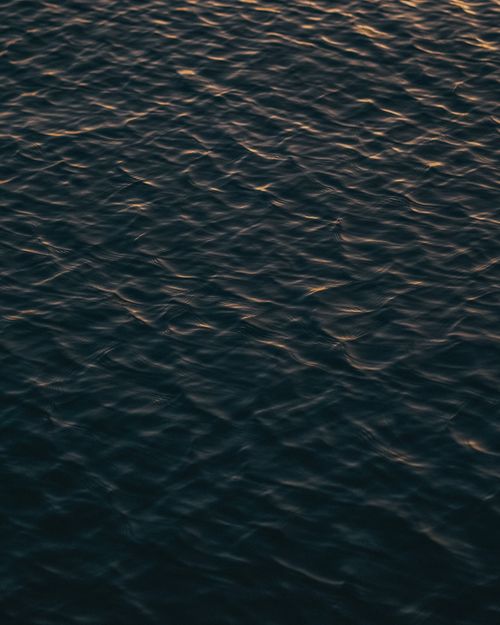 Free Close-up of tranquil dark water with gentle ripples creating a calming effect. Stock Photo