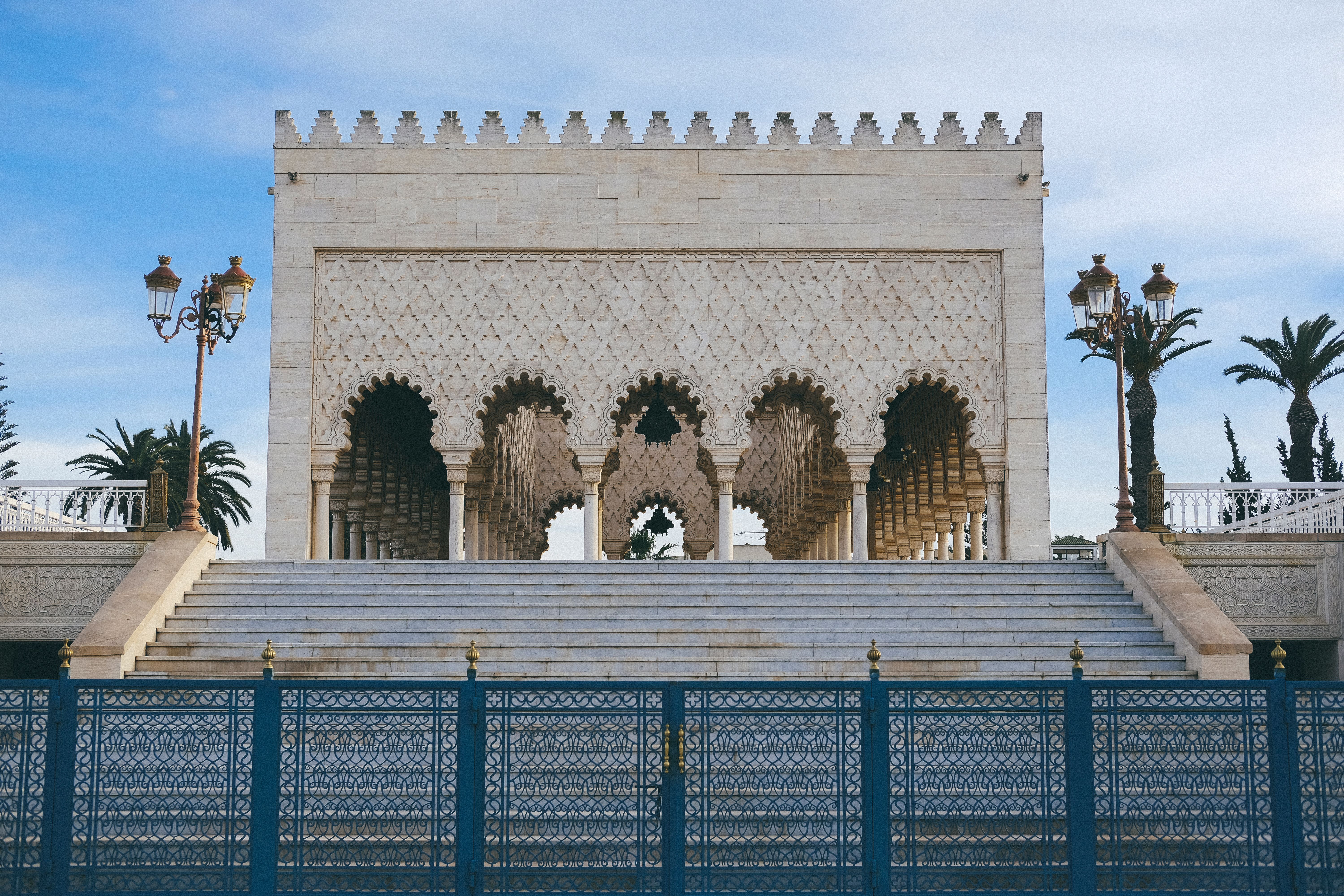 Exterior view of Mohammed V International Airport in Casablanca