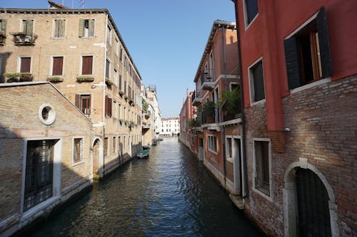 Free stock photo of boat, holiday, houses