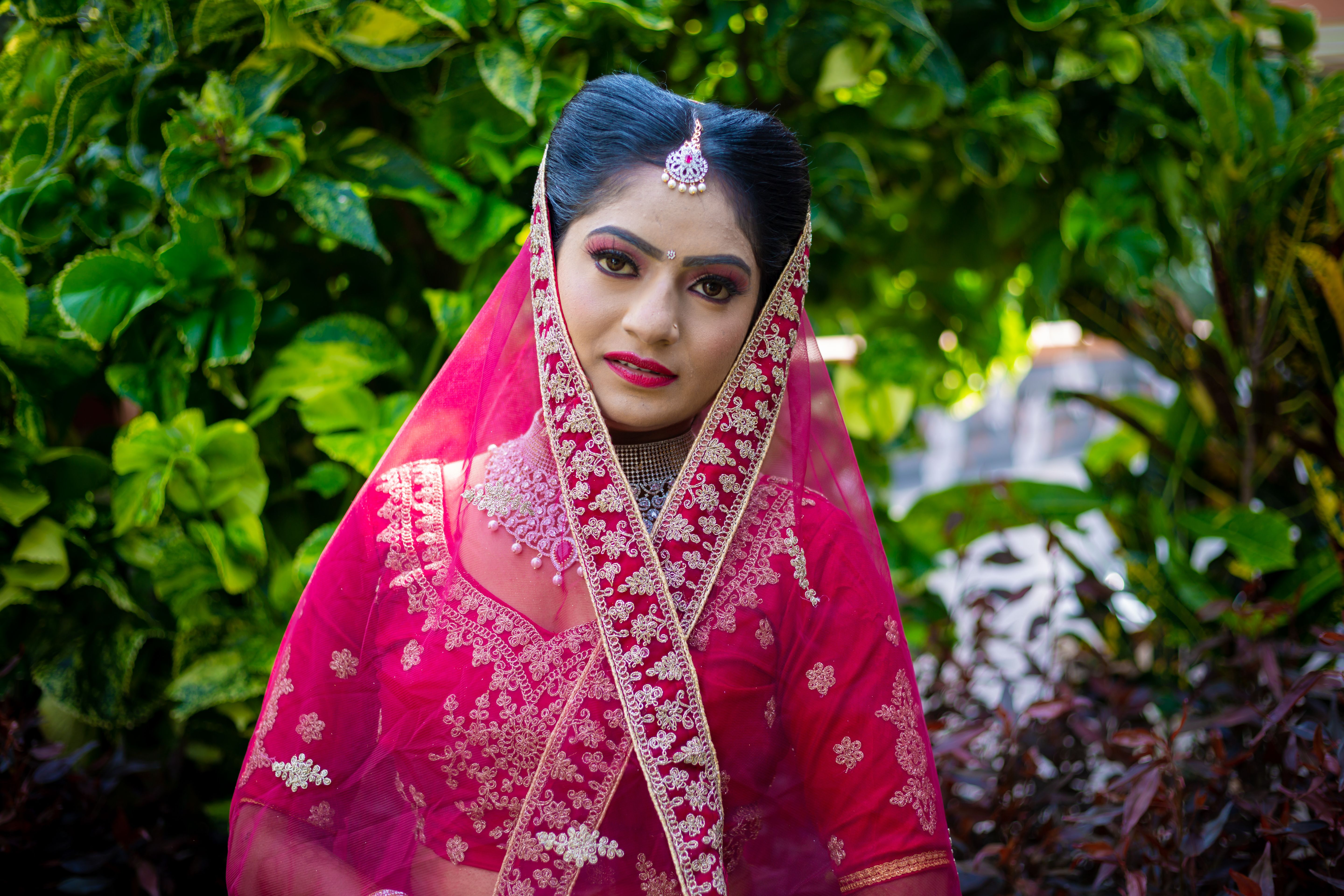 Stunning Indian Bride in Traditional Attire · Free Stock Photo