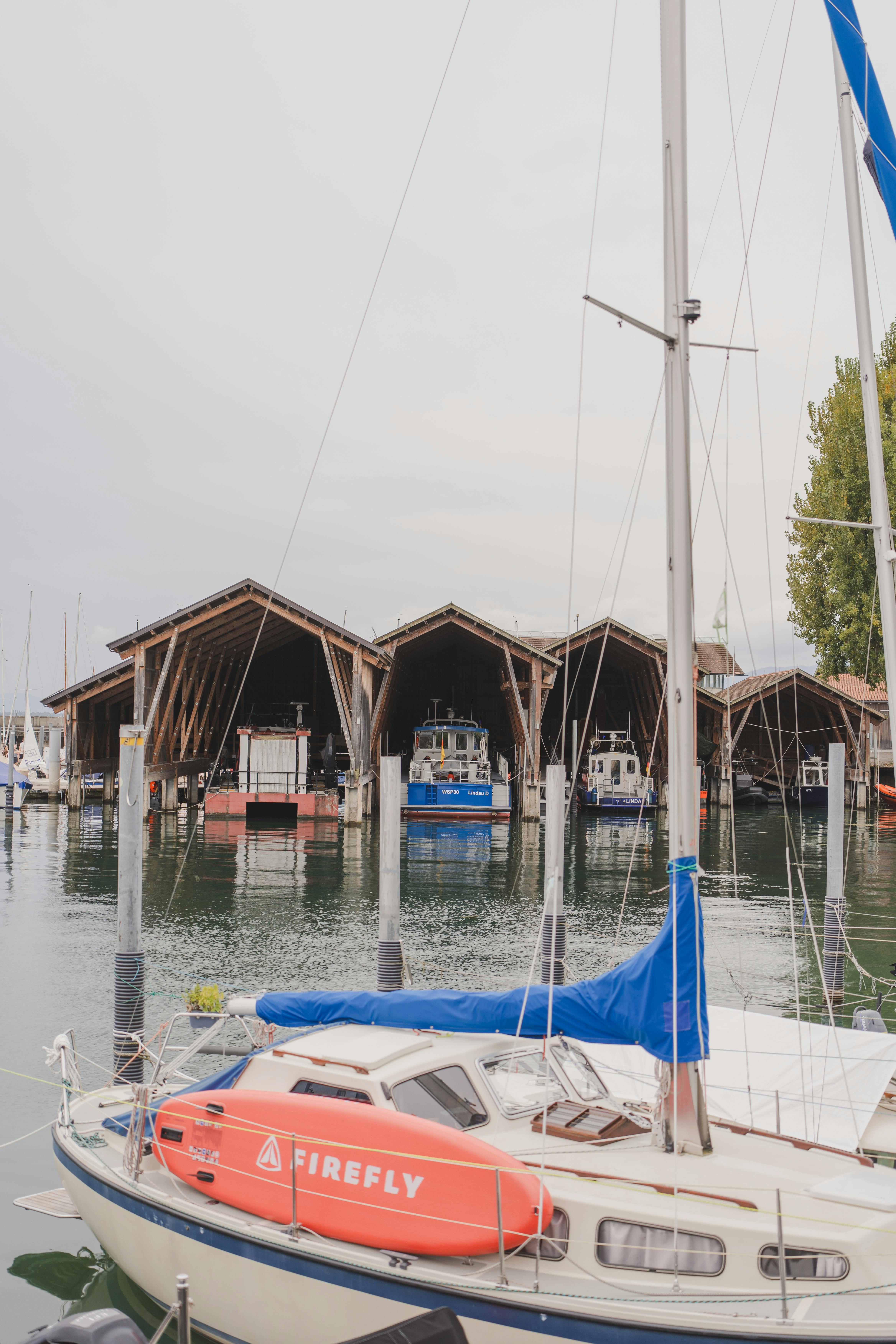 scenic marina view in baden wurtemberg germany