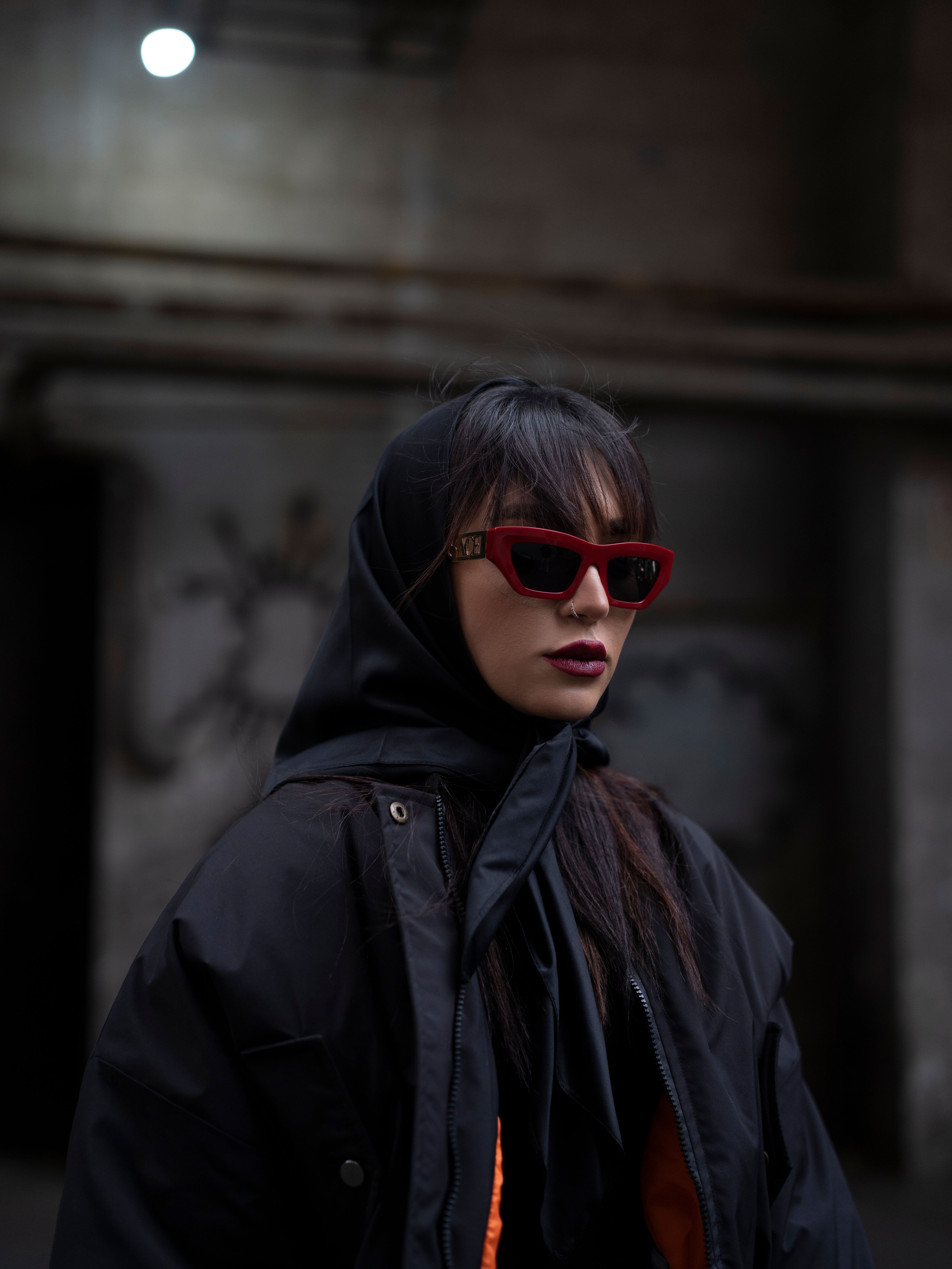Stylish Woman in Urban Setting · Free Stock Photo