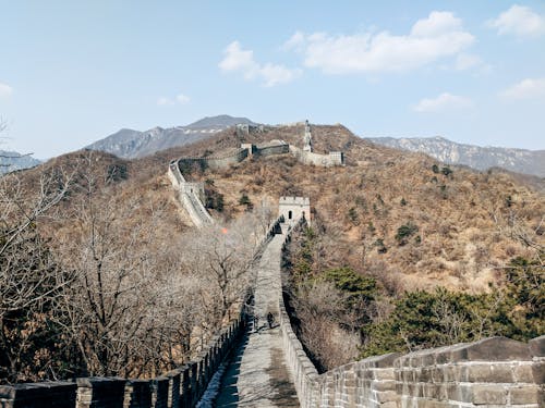 Gratis arkivbilde med 4k-bakgrunnsbilde, Den kinesiske mur, horisont