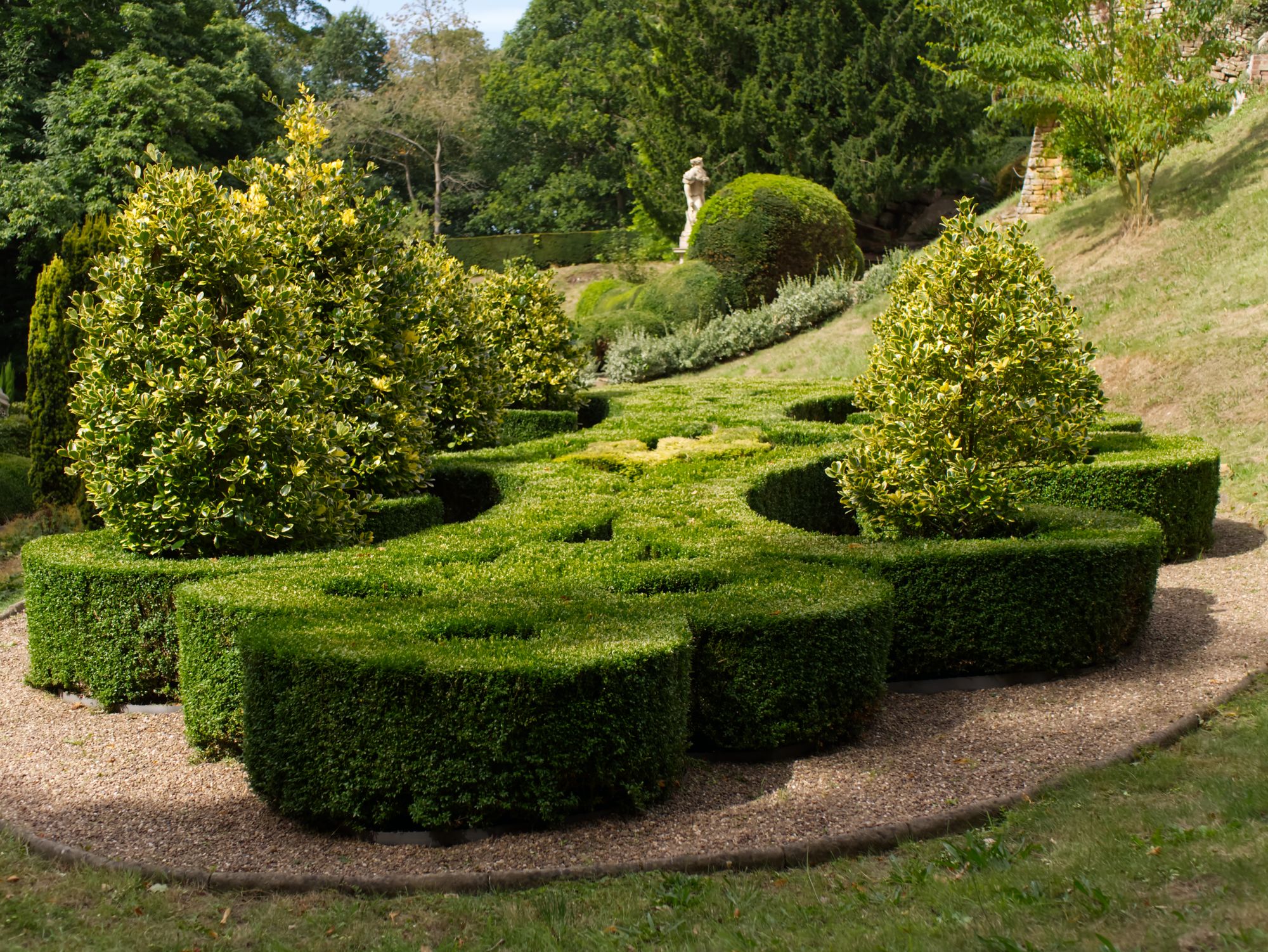 Jardin formel conçu par Atelier Terra à Nantes
