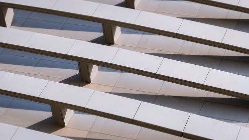 Free Abstract architectural detail with modern design elements in Saudi Arabia. Stock Photo