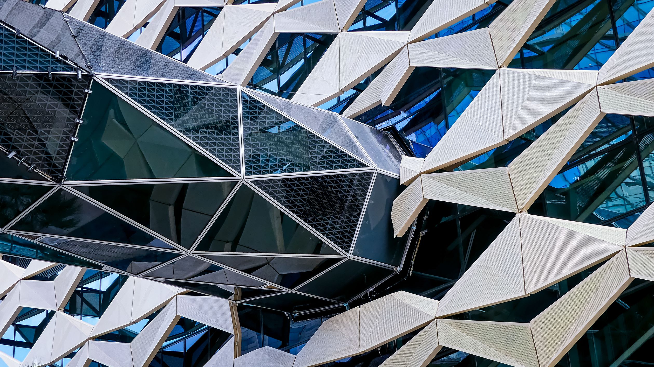 Modern Geometric Facade In Saudi Arabia Free Stock Photo modern-geometric-facade-in-saudi-arabia-free-stock-photo