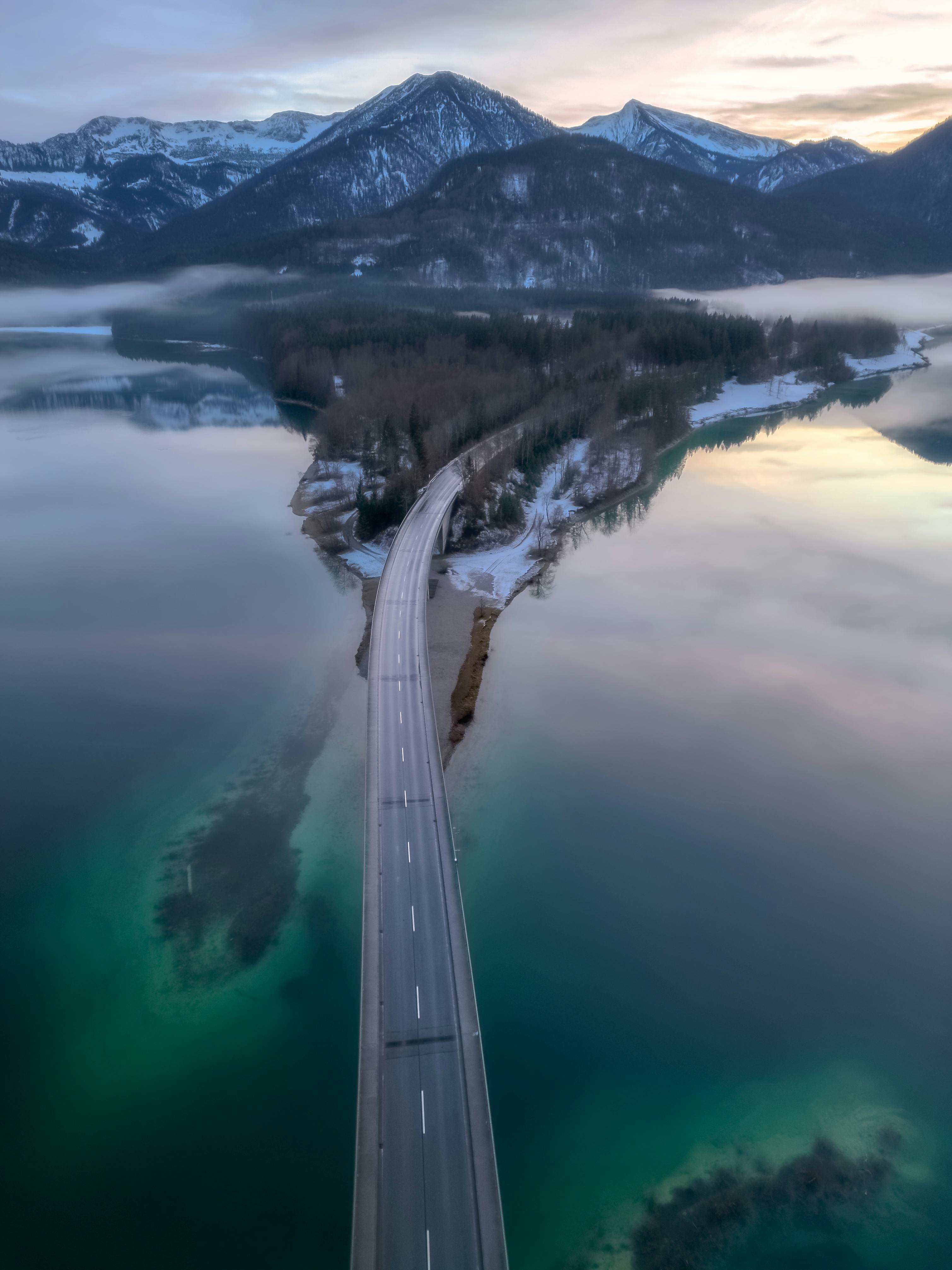 serene winter landscape in bavaria germany