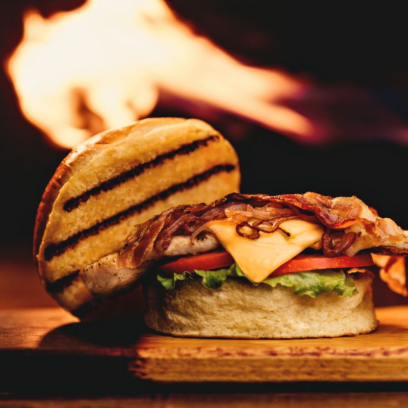 Grilled Cheese with Bacon and Tomato Panini