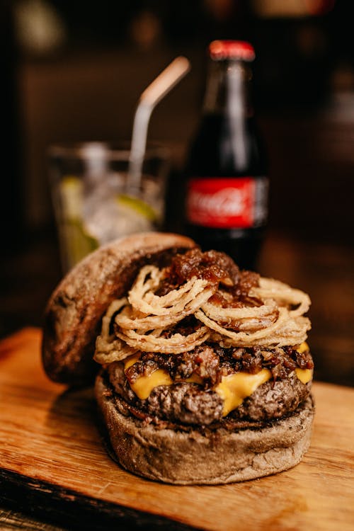 Free Close-Up Photo Of Burger Stock Photo