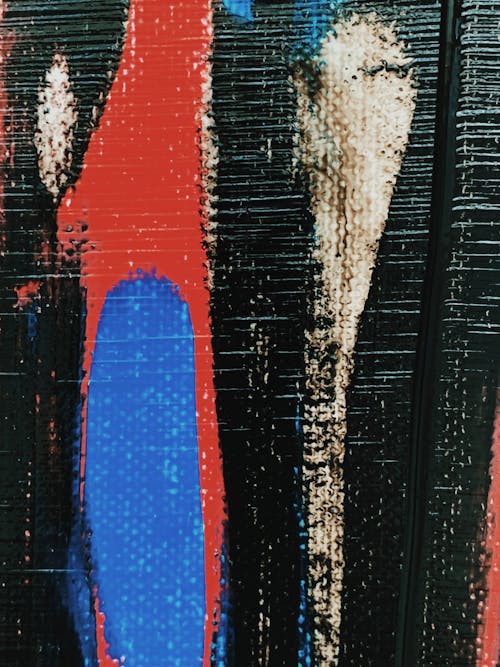 Close-Up Photo Of Abstract Painting