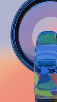 Abstrakt & Farben – Geheimnisvolles 3D Render (von Steve A Johnson, 4320×7680, #29833484)