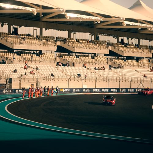 Free Fomula 1 Abu Dhabi Grand Prix | Safety Car Stock Photo