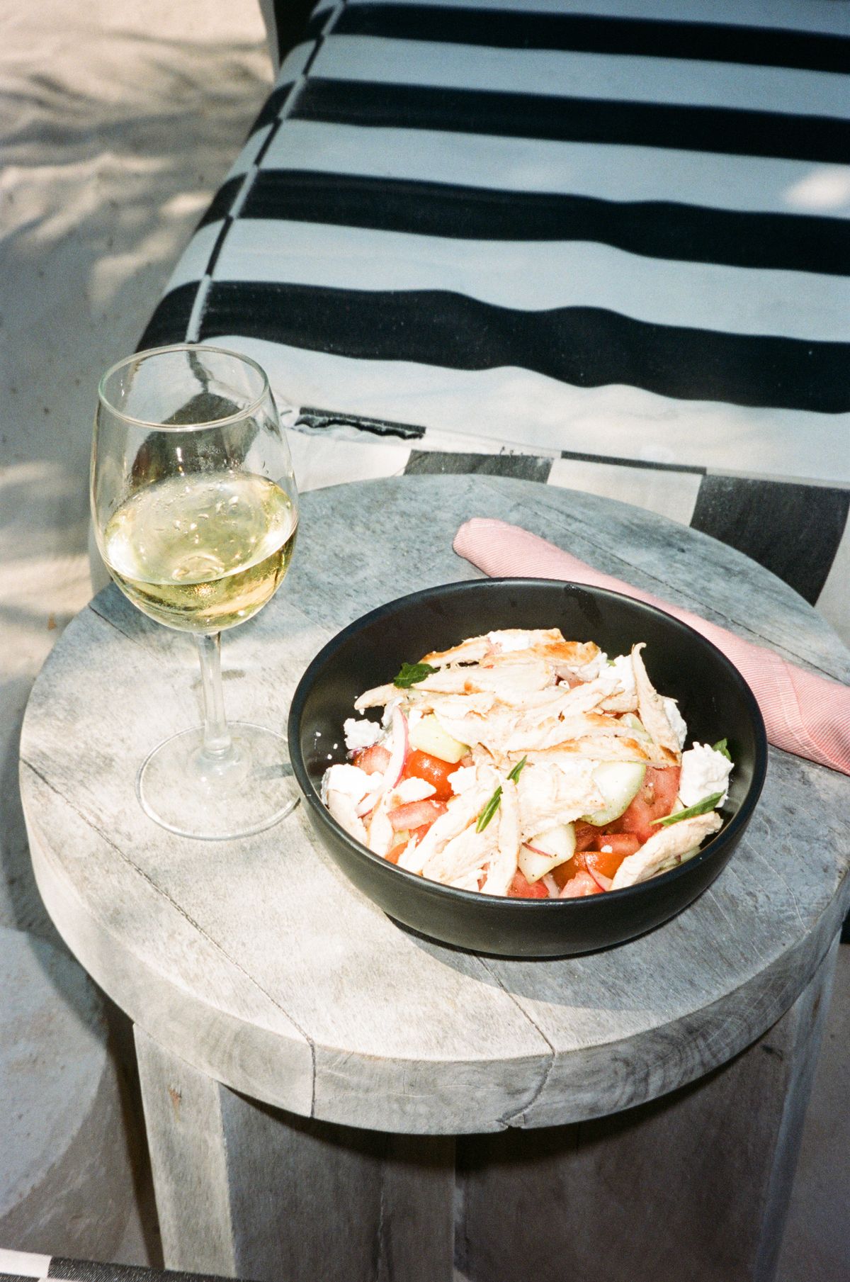 Bowl poulet-feta minute à la grecque