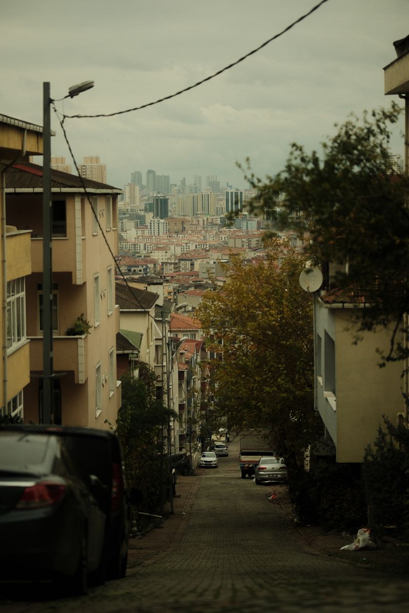 Street in a large city