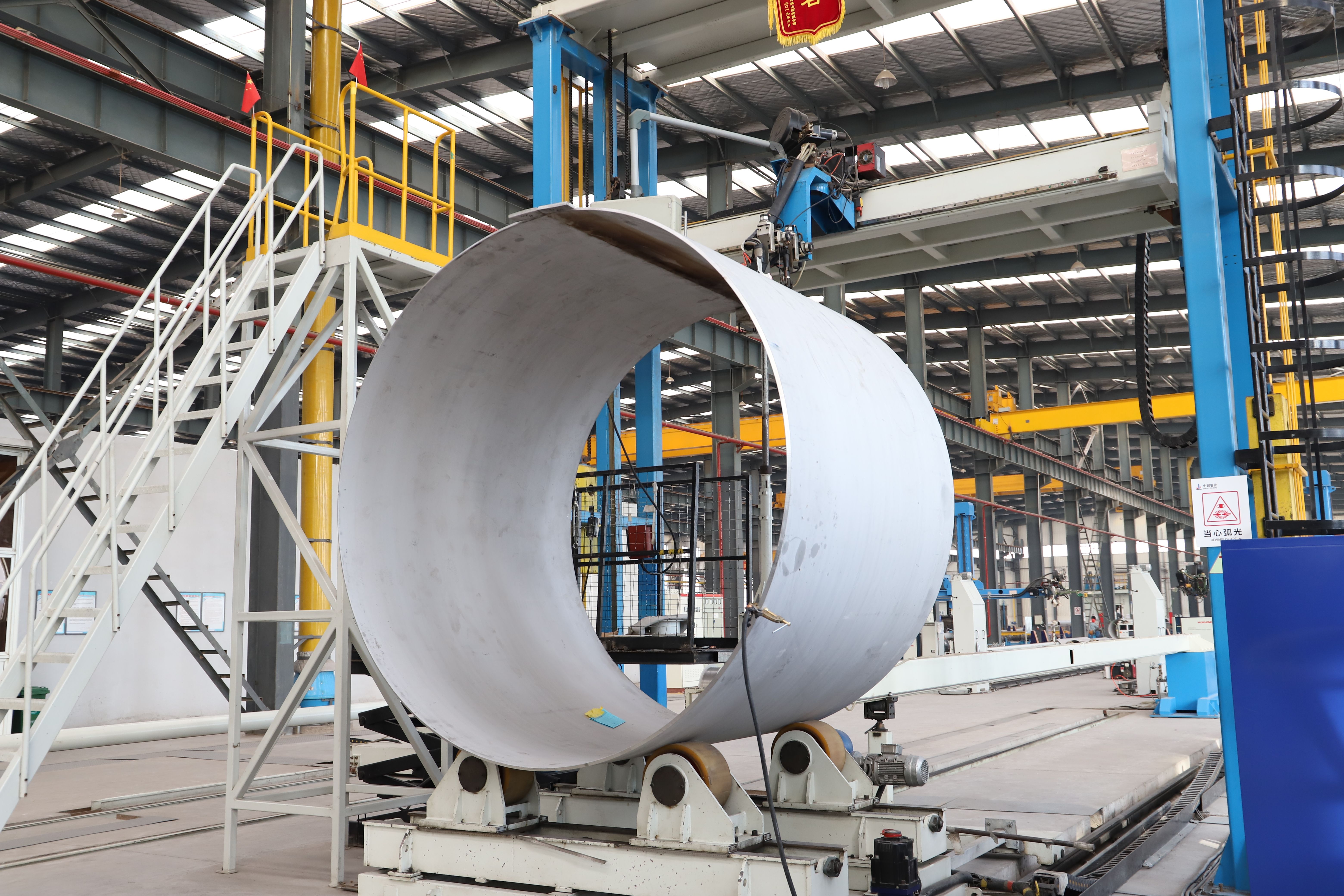 Industrial steel pipe production machinery