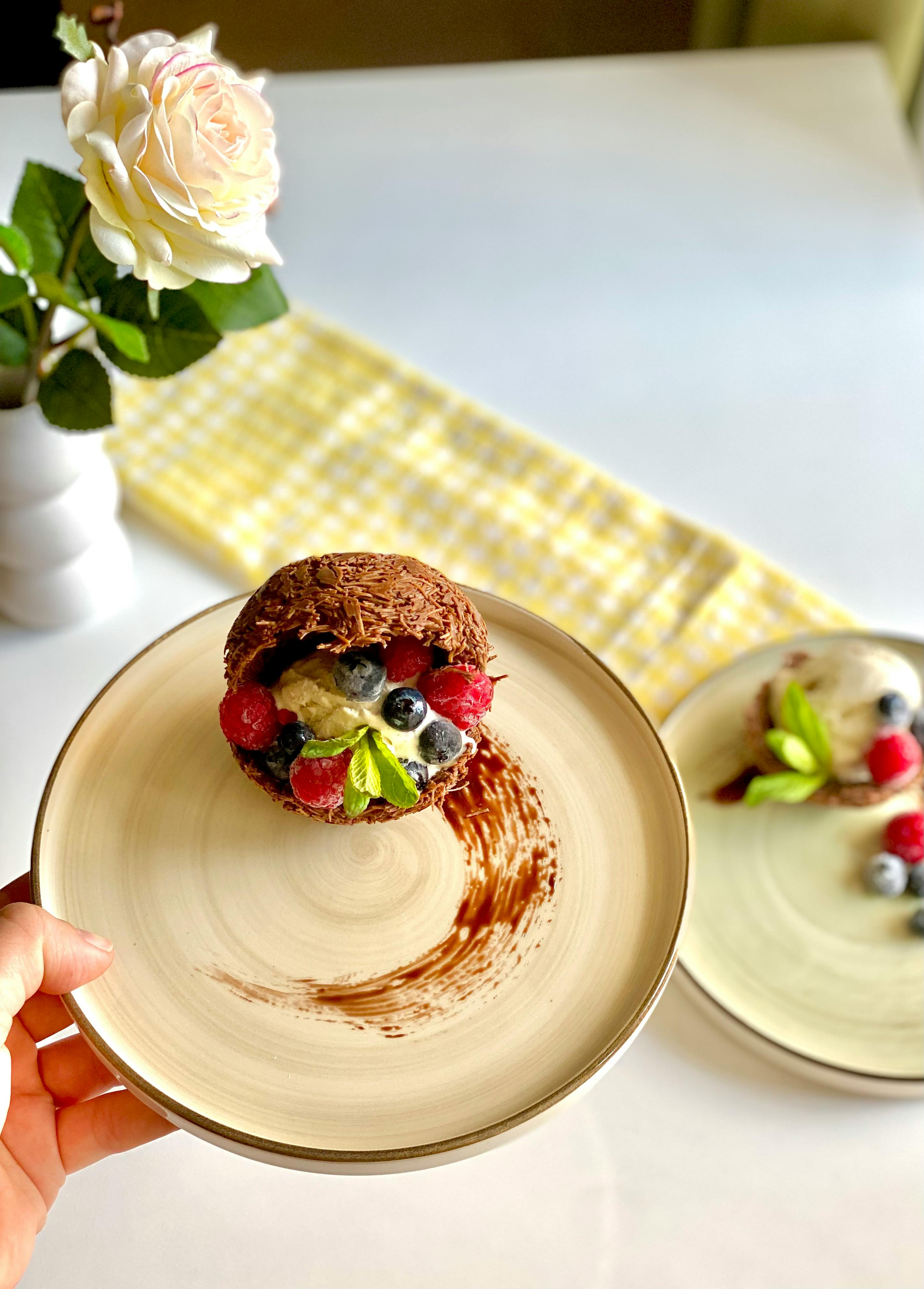 Chocolate Raspberry Tart