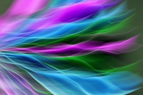 Free Dynamic abstract image featuring vibrant light streaks in pink, blue, and green hues. Stock Photo