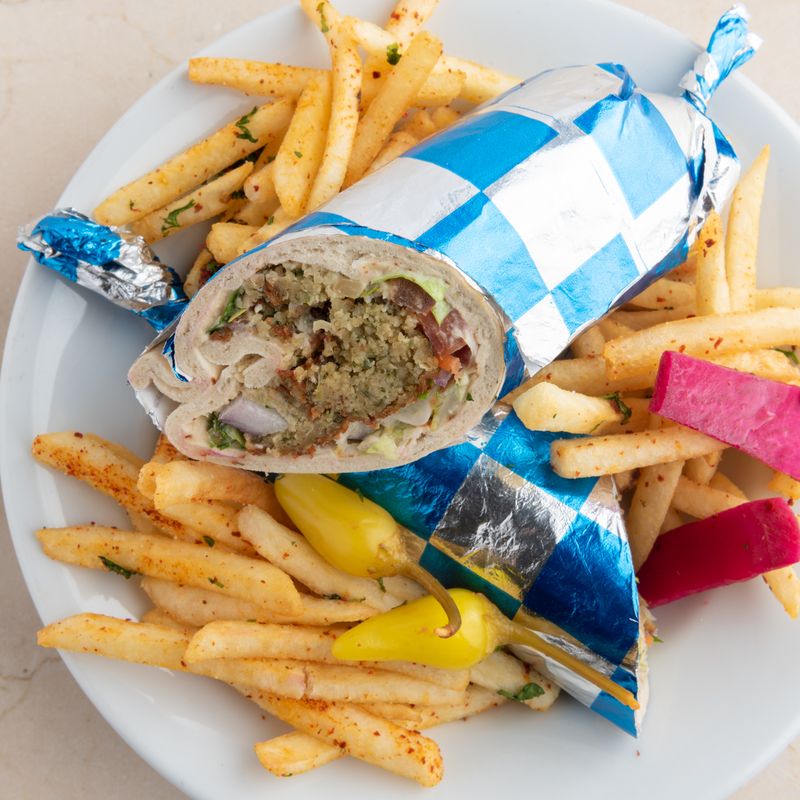 Instant Pot Lamb Shawarma Wrap