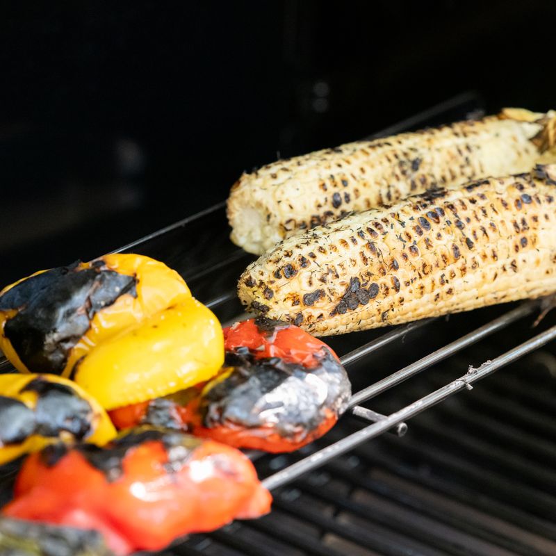 Charred Corn and Poblano Dip