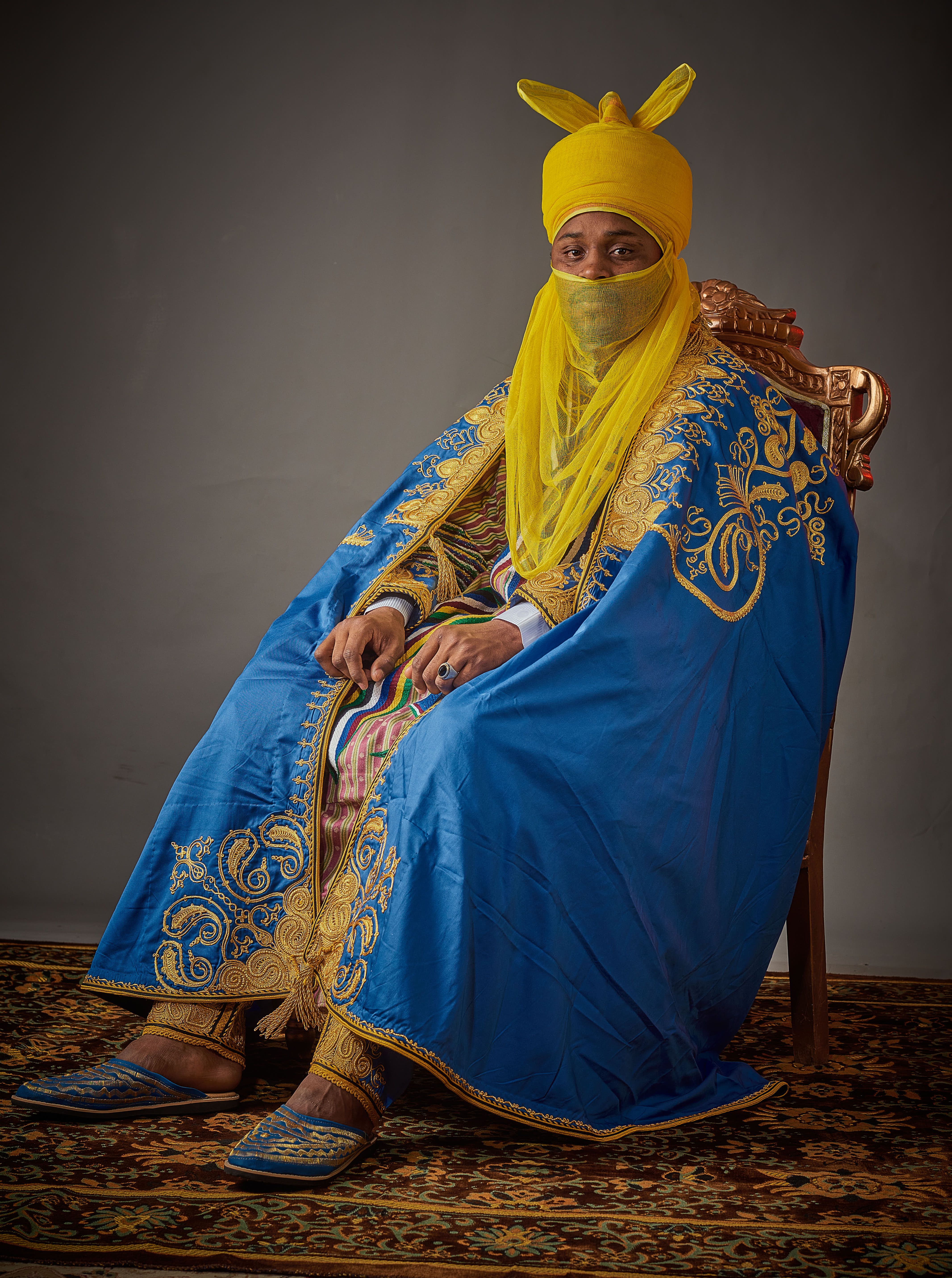 Regal Portrait of Man in Traditional Attire · Free Stock Photo