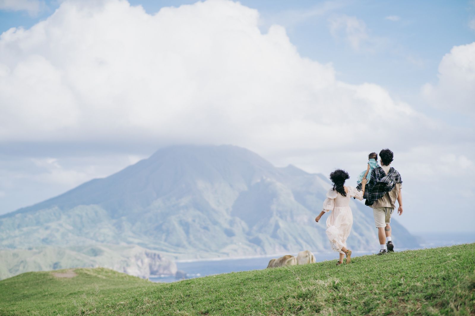 A family enjoying a shared travel moment